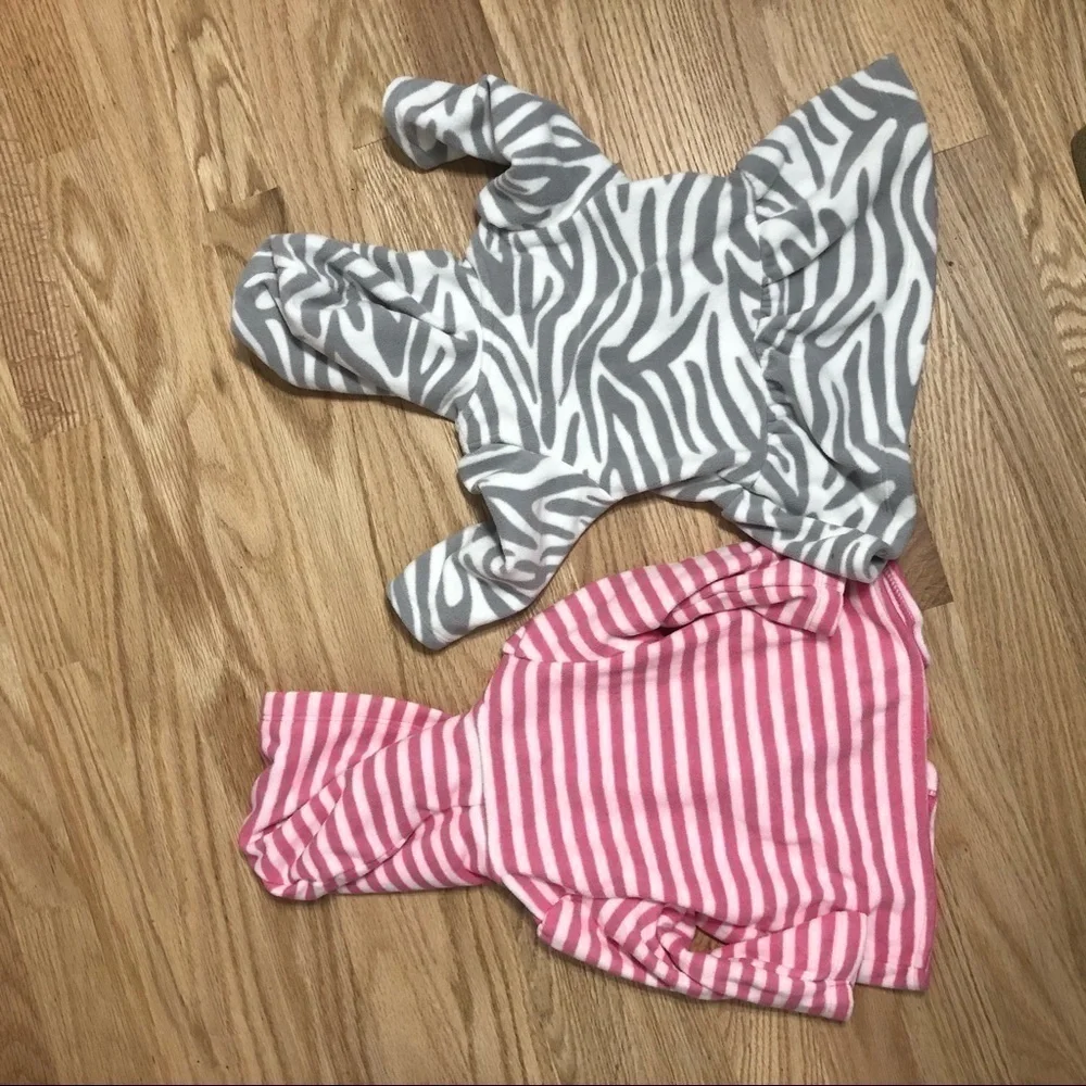 Carter’s Fleece Sweatshirt Bundle 6 months Pink Gray Pink Girls Baby